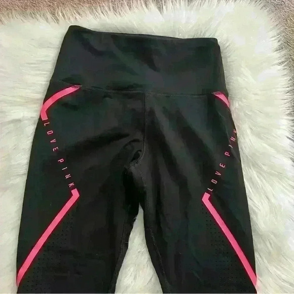 Victoria’s Secret PINK Love Pink Ultimate High Rise Ankle Leggings Small - Picture 3 of 8